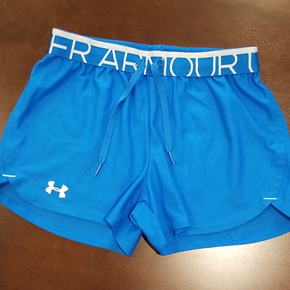 Blue under armour shorts